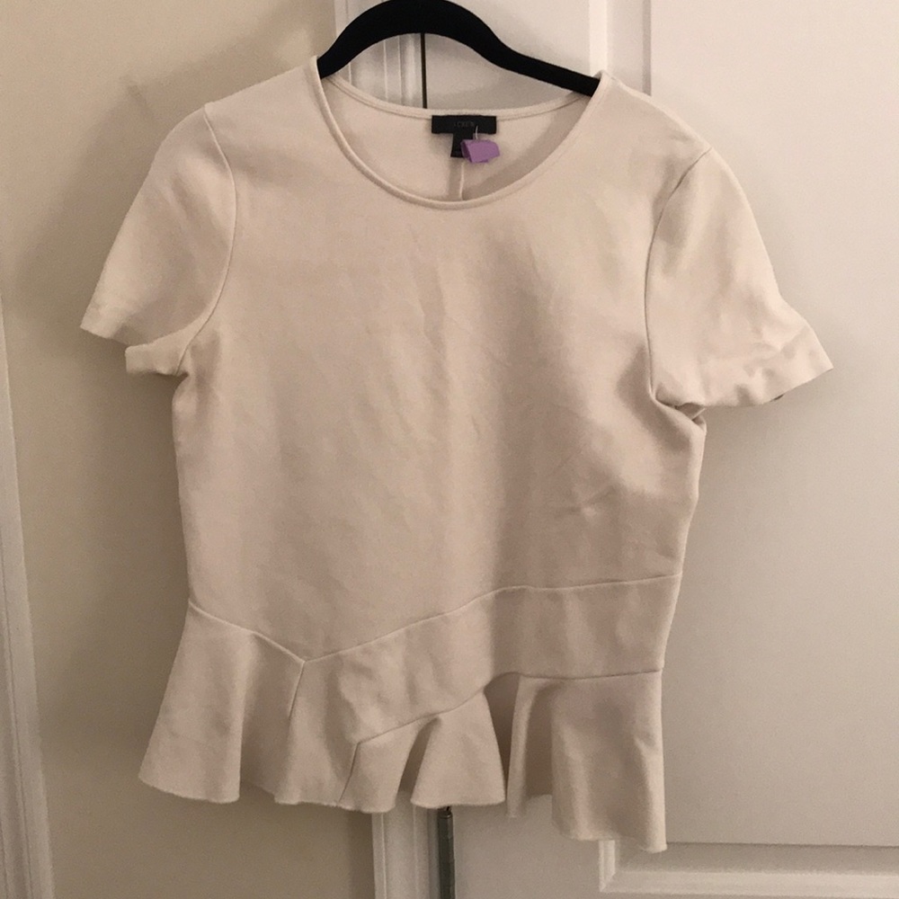 Jcrew peplum top